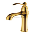 Single-Lever Basin Faucet Wash Basin Tap Brass Gold